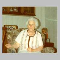 105-1100 Anna Fritzowski, geb. Petereit aus Tapiau. Geboren am 01.09.1902, verstorben am 11.04.2002, kurz vor ihrem 100. Geburtstag.jpg